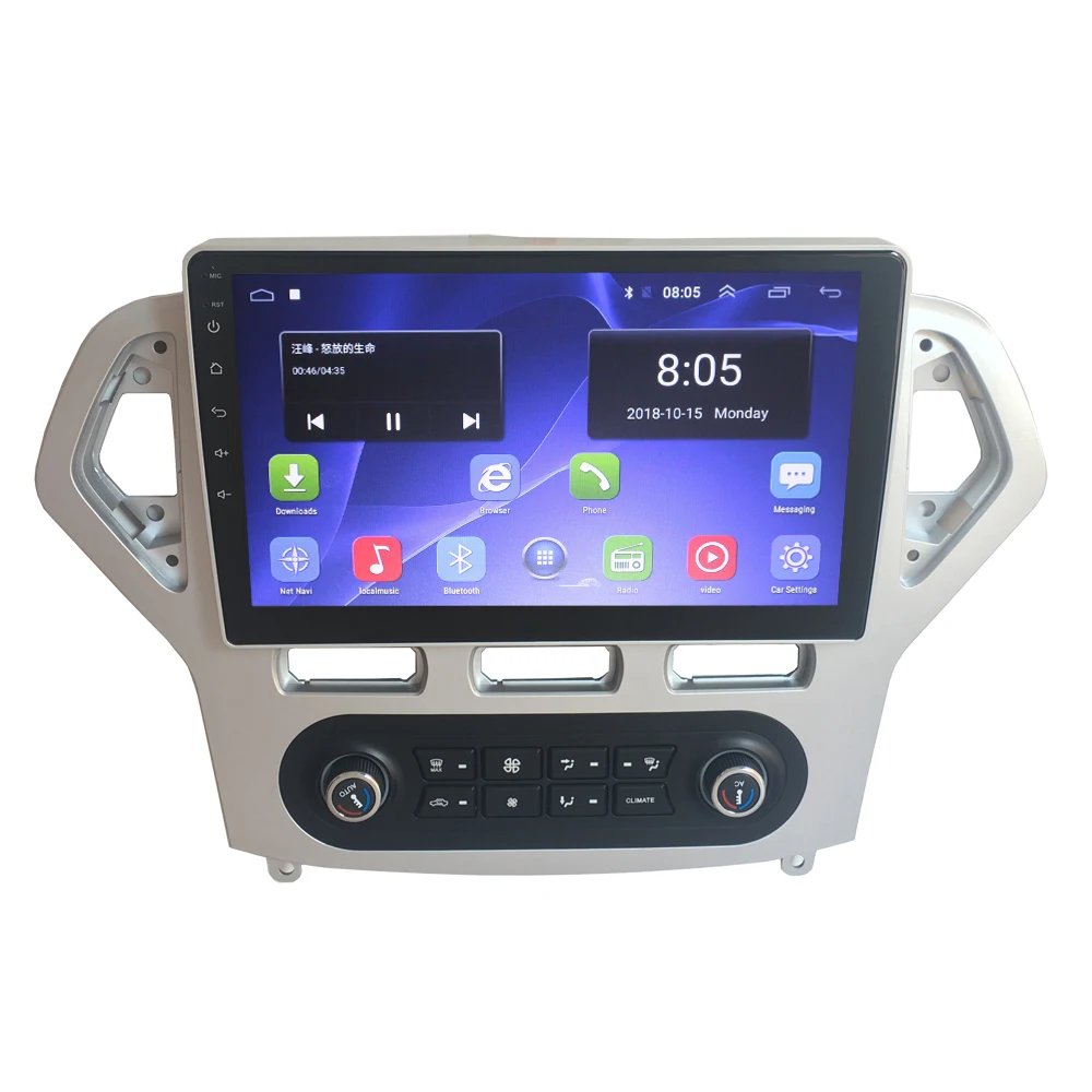 Android 9,0 2 din автомагнитола стерео для Ford Mondeo 2007-2010 Авто кондиционер Автозвук 2G+ 32G 4G интернет автомагнит