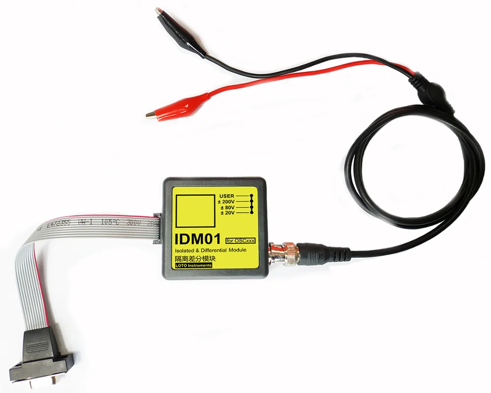 IDM02 LOTO Oscilloscope Differential Isolation Module Voltage Protection 800V Safe