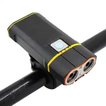 

Super Bright Bicycle Front Lamp USB Rechargeable Bike Light Power Bank Waterproof LED Cycling Bike Flashlight Headlights