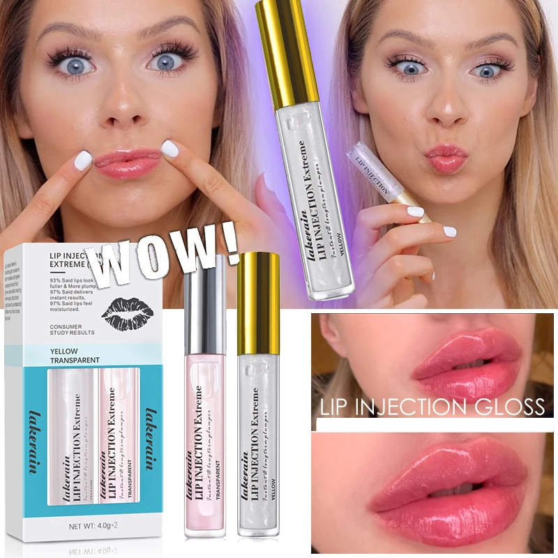 Lip Injection Extreme Lip Plumper Instantly Plump Care Injection Gloss Increase Elasticity Reduce Fine Lines
