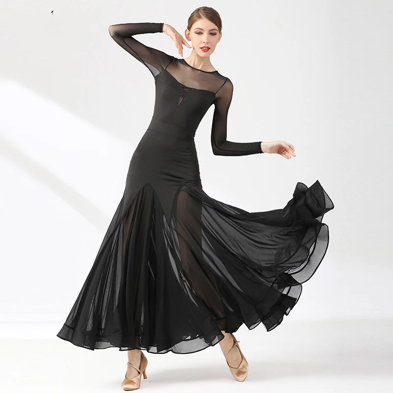 Vestidos de baile de salón transparentes para adultos, para mujeres, vestido de vals de vestido de baile, ropa de baile, disfraces Rumba| Salón de baile| - AliExpress