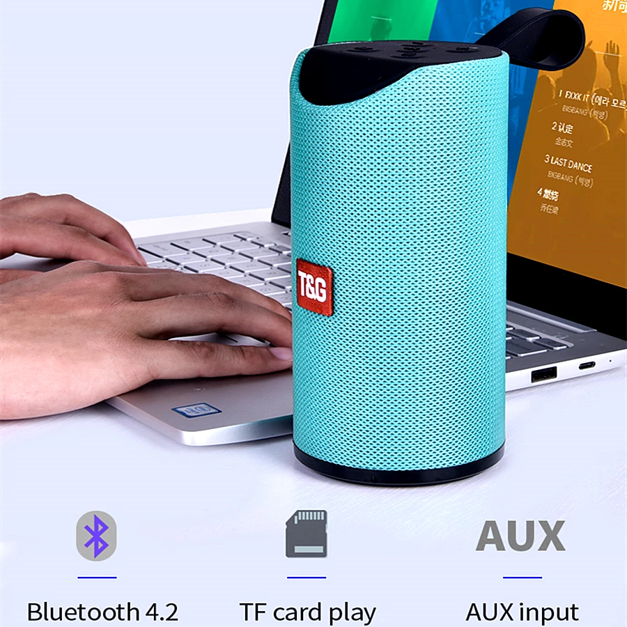 Bluetooth портативная наружная Громкая Колонка Беспроводная мини Колонка 3D 10 Вт стерео музыка объемная Поддержка FM TFCard басовая коробка