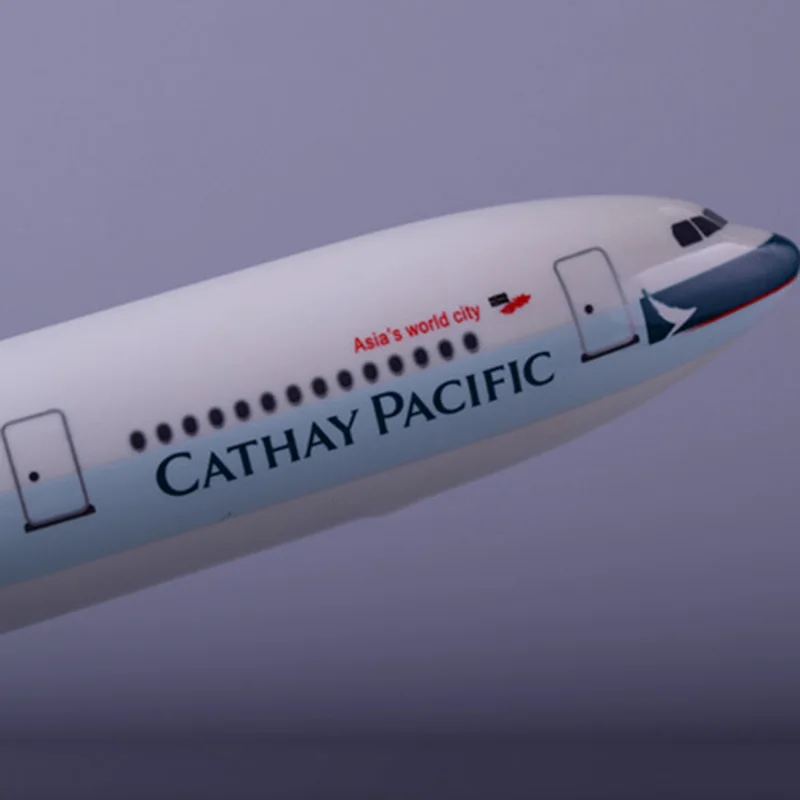 40 см 1: 172 масштаб Airbus CATHAY Пасифик эйрлайнз A330 авиационная модель самолета w базовый сплав самолет коллекционная