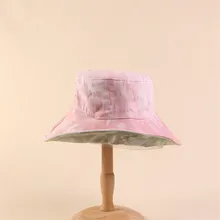 Хлопок Граффити Двусторонняя одежда Панама для рыбака шляпа уличная дорожная шляпа шляпы от солнца для женщин 88