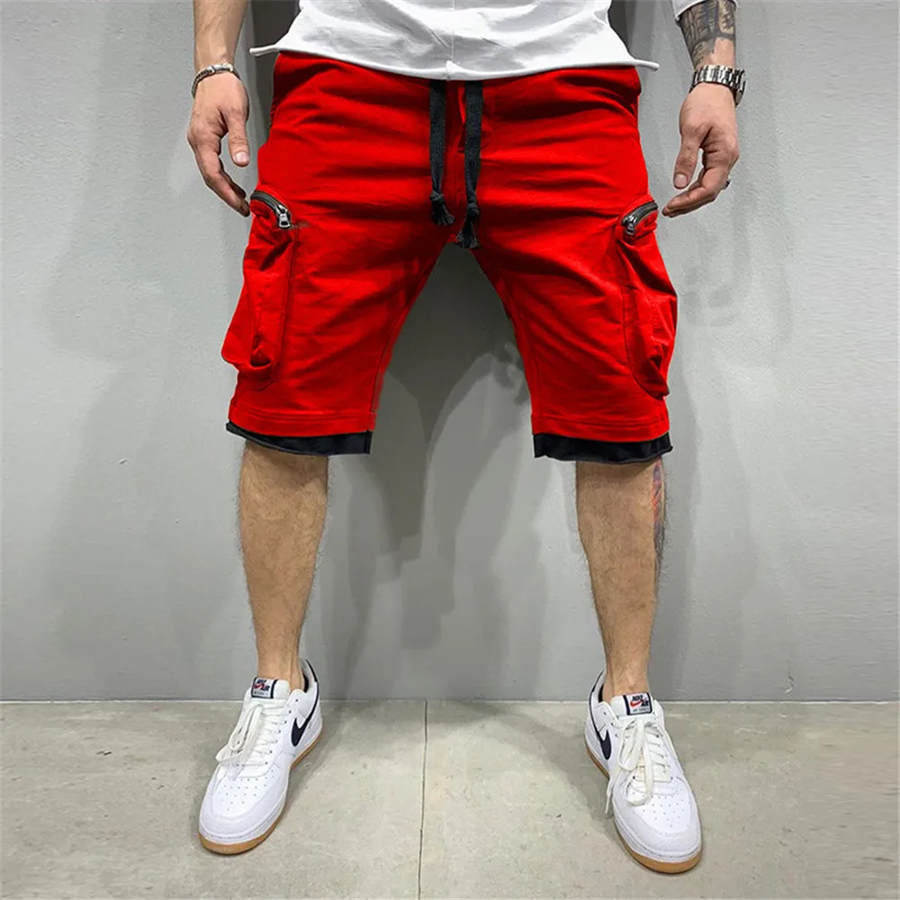 Pantalones cortos de estilo hip hop para hombre y mujer, Bermudas masculinas de estilo casual, con varios diseños, estilo punk, 2020
