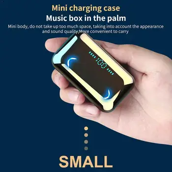 

Lutiore 3500mAh Power Bank TWS True Wireless Bluetooth Gaming For iPhone Reduce Earphones Pair CVC8.0 Noise Sport 5.0 Auto E4Y1