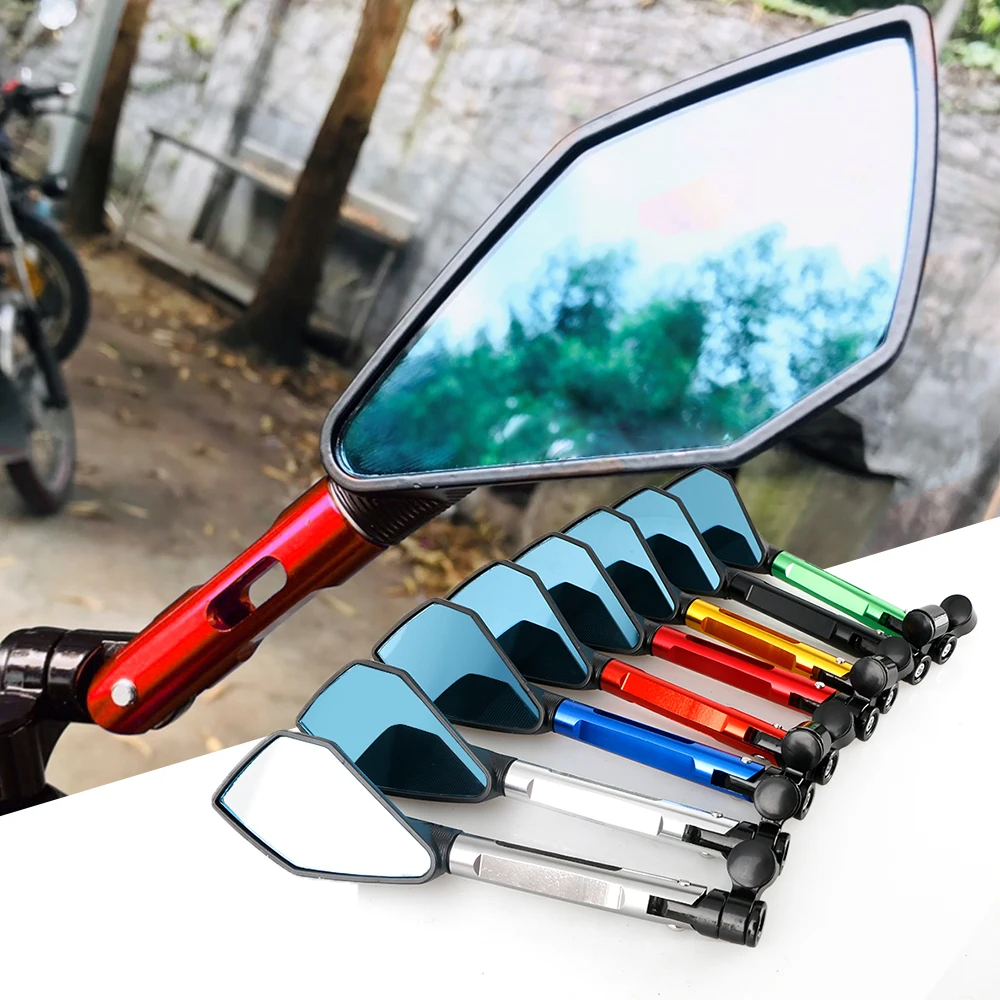 For Kawasaki Z1000 Z 750 ER 6F ER 6N Rear-view Mirrors CNC Aluminum Mount Rearview Mirror Motorcycle Accessories Motorbike Parts