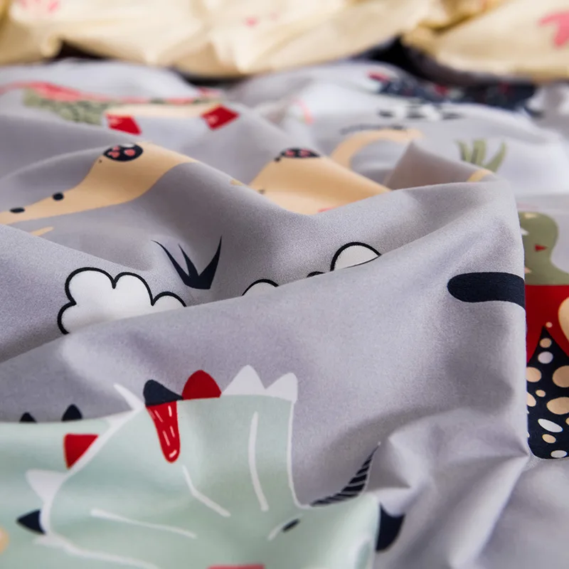 С рисунком из мультфильма для маленьких мальчиков кровать пододеяльник набор