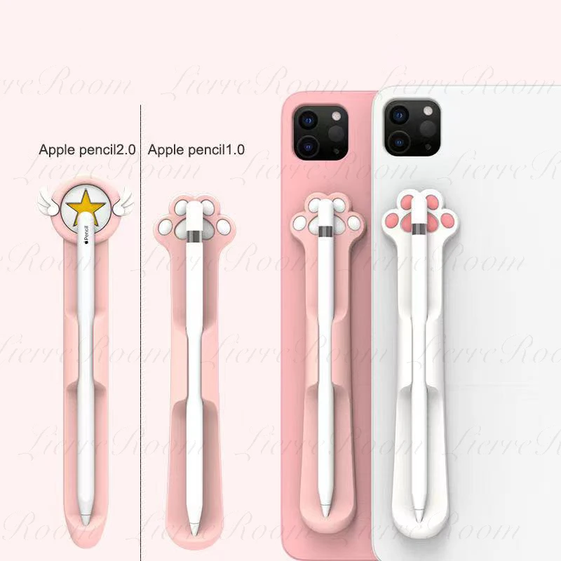 Silicone Case for Pencil Stick Holder for Apple Pencil 1 2 Pen Cover Tablet Touch Pen slot Protective Bags Sleeve Case Holder