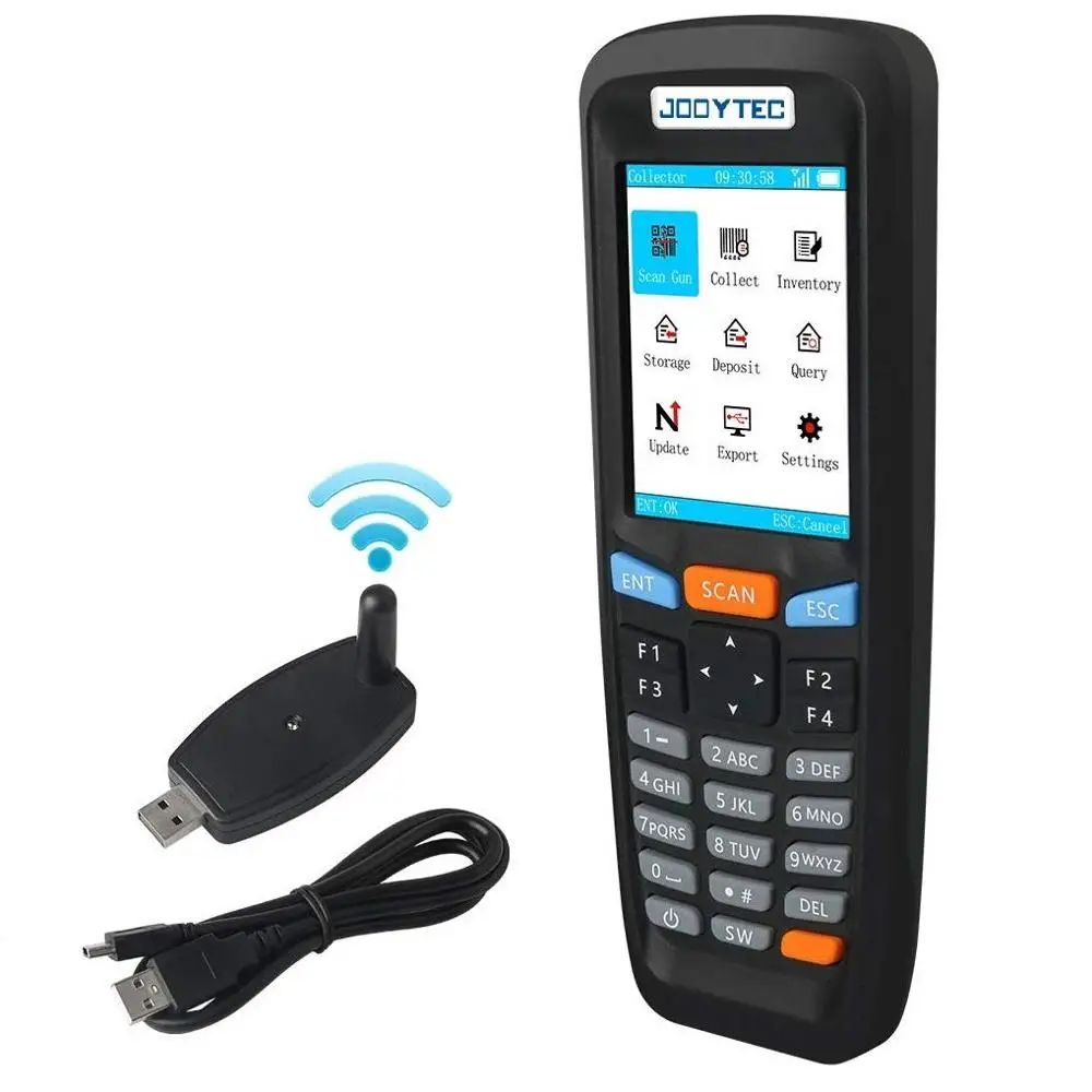 2.2'' LCD Wireless Barcode Scanner Inventarzähler Data Collector für Supermarkt 