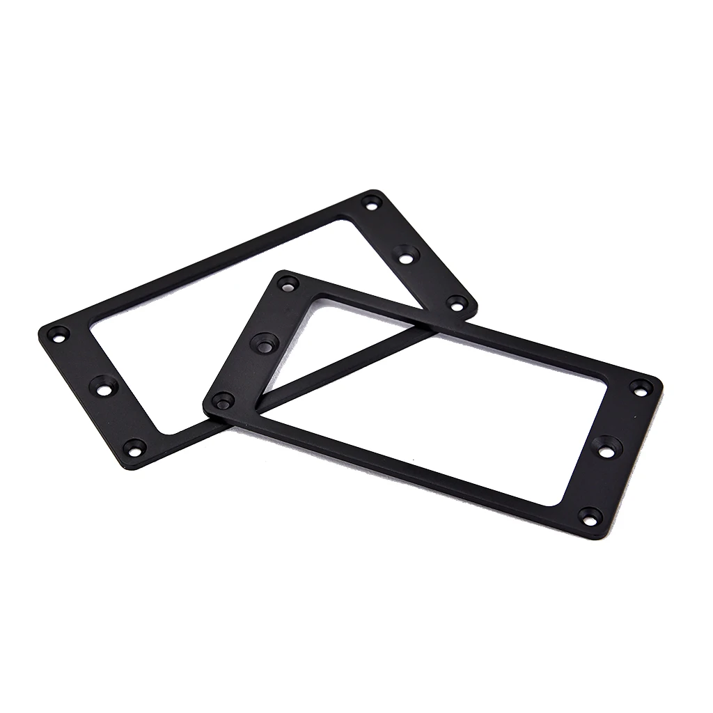 2pcs Metal Flat Humbucker Pickup Ring For LP Electric Guitar Replacement