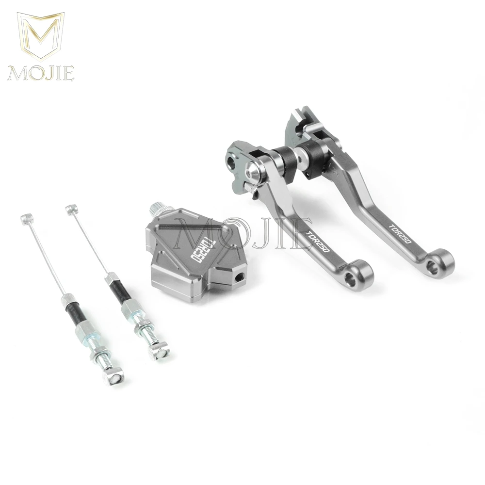 Для YAMAHA TDR250 TDR 250 1988-1990 1989 Кроссовый ЧПУ поворотный тормоз трюк рычаг сцепления простая кабельная система для кроссового мотоцикла - Цвет: TDR250 88-90 Titaniu