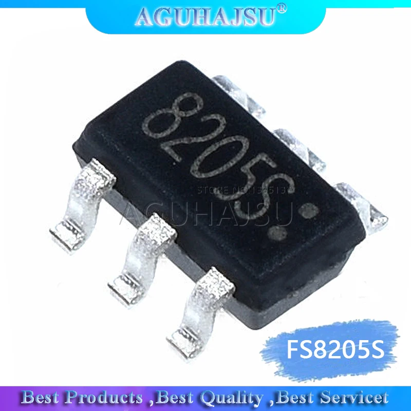 50 шт. FS8205S 8205 FS8205 литиевая батарея защиты IC SOT23 6 микросхема|Интегральные схемы| |