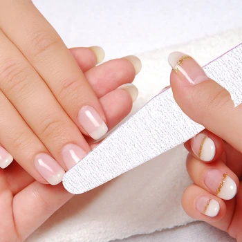

Nail File 100/180 Sanding Buffer Block Pedicure Buffing Polishing Nail Art Tools Professional Nail Files for UV Gel Manicures