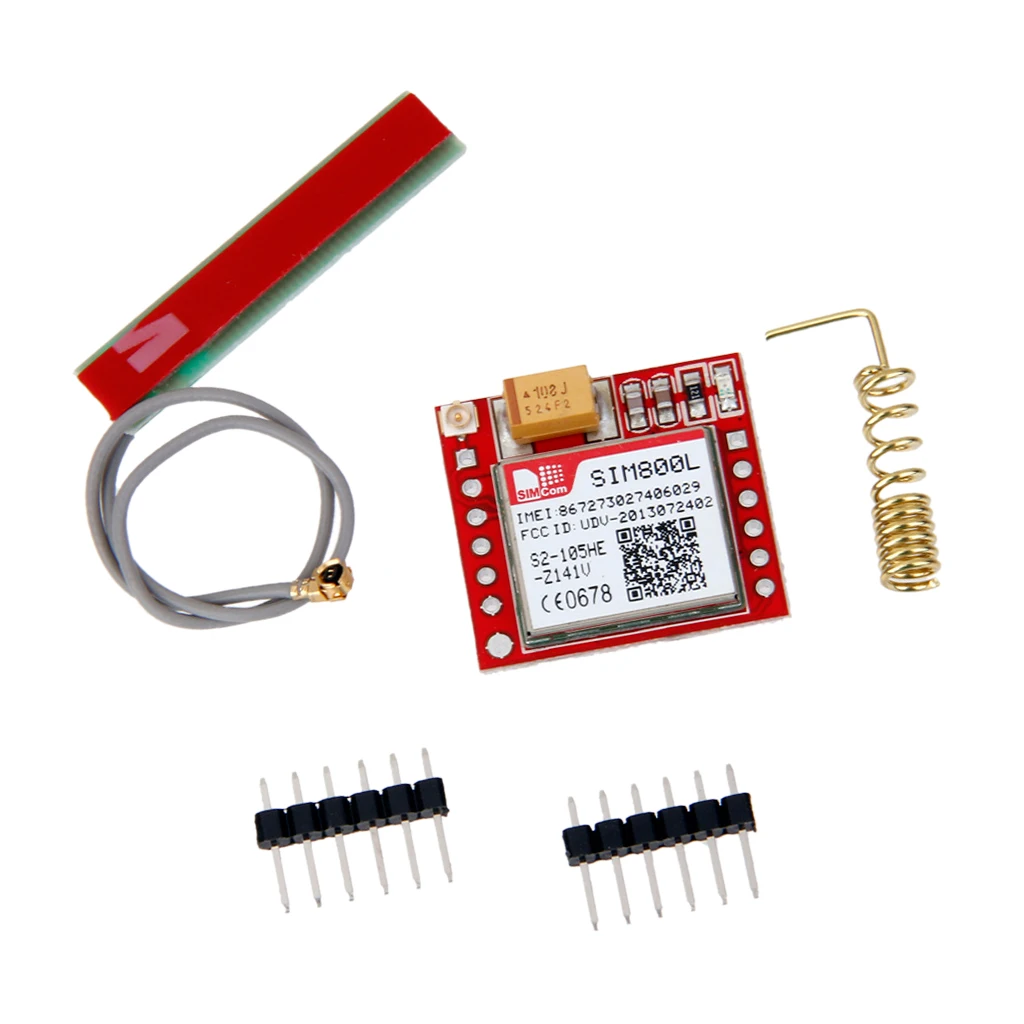 GPRS GSM SIM плата четырехдиапазонный Встроенный ttl с антенным модулем для Arduino