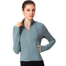 Женская куртка для бега, для йоги, на молнии, с длинным рукавом, спортивная куртка, для фитнеса, для тренировок, женская одежда, зимняя куртка, женская спортивная одежда