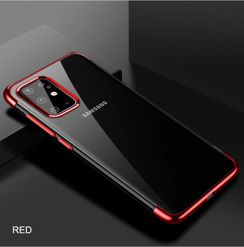 Note 20 Ultra Case Slim XUANYAO Luxury Silicone Soft Coque For Samsung Galaxy Note 20 8 9 10 Plus Case Plating Clear TPU Cover (13)