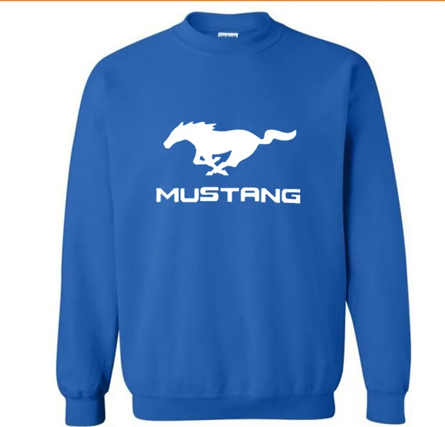 Новые модные хлопковые мужские толстовки Mustang с логотипом автомобиля, флисовый пуловер с круглым вырезом, толстовки в стиле хип-хоп, Harajuku, уличная одежда для мужчин