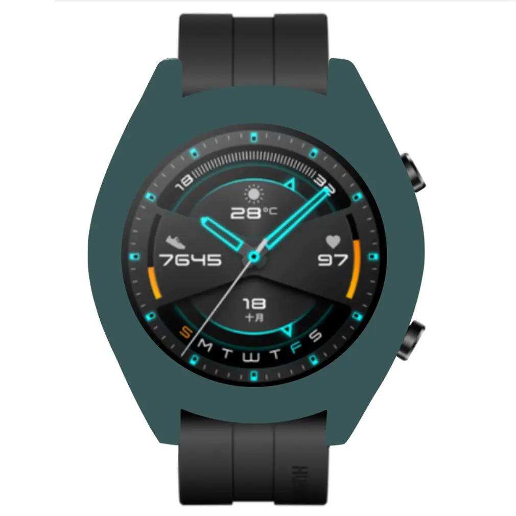 Soft TPU Silicone Case Cover For Huawei Watch GT 2 GT Smart Bracelet Protective Frame Shell For GT2 Wristband Protector Sleeve
