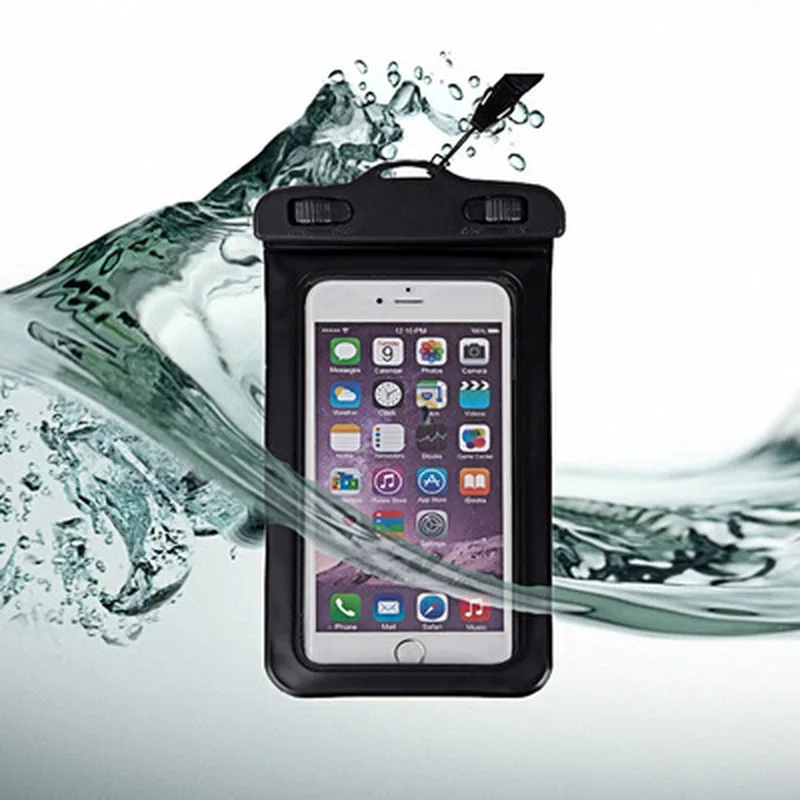 

Swimming Bag Waterproof Mobile Phone Pouch Smartphone Sealed Pack Swimming Pool Beach On Sea Diving Storage Bag Floating Airbag