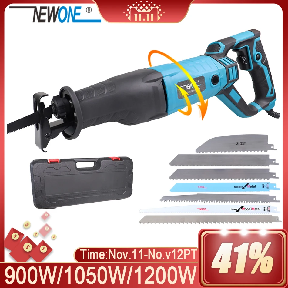 

Reciprocating Saw Handsaw Saber Saw Sierra Sabel 710W/900W/1050W/1200W metal woodworking meat bone pipe cutting saw blade kit