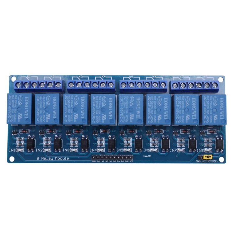 

Top-5V 8 Channel Relay Module Board For Arduino AVR PIC MCU DSP ARM