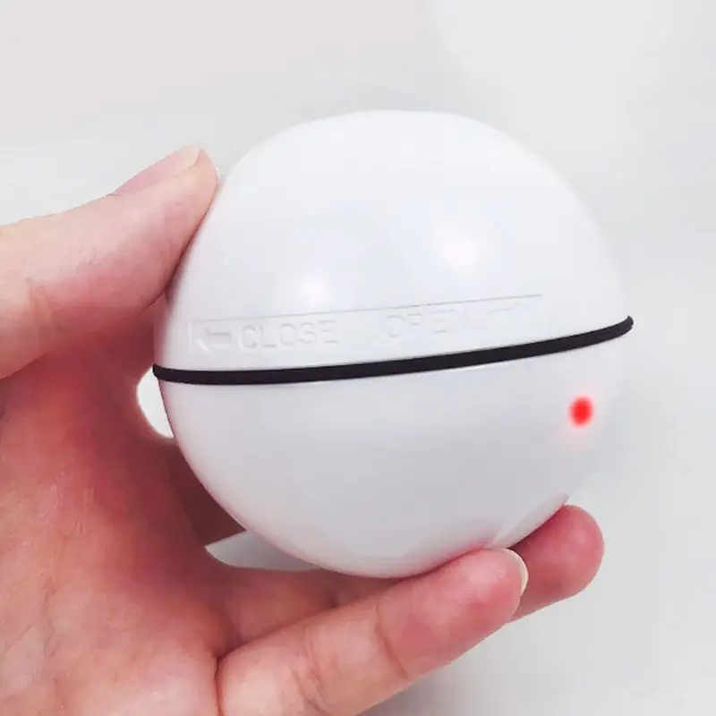 USB светодиодный игрушечный мяч для кошек, интерактивный автоматический самовращающийся прокатный мячик, игрушка для животных