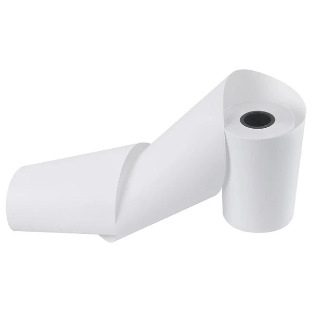 4 Tekercs 2 1/4 "X 50 (57 Mm X 36 Mm) Hőpapír Pénztárgép Hőpapír, Amíg A Hitelkártya Pdq Gépek Tekercsek - Image 2