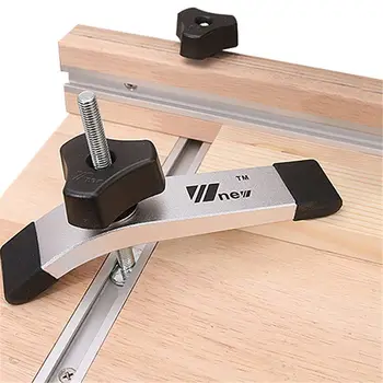 

Woodworking Ruter Table T Track Metal Quick Acting Hold Down Clamp Set for T-Slot T-Track Wood Working Tool Accessories
