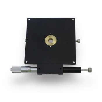 

R Axis Running installation type Trimming Station Manual Displacement Platform Linear Stage Sliding Table 125*125mm RJ125-L