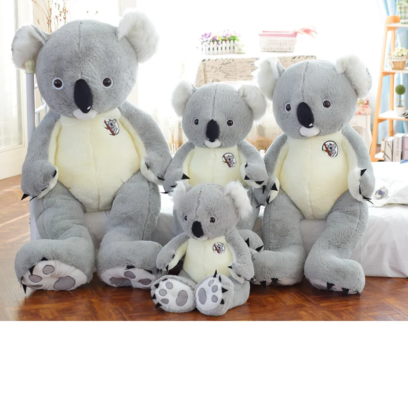 70cm 90cm New Arrived Koala Bear Soft Stuffed Koala Bear 's New Birthday Plush Doll Kid Toy