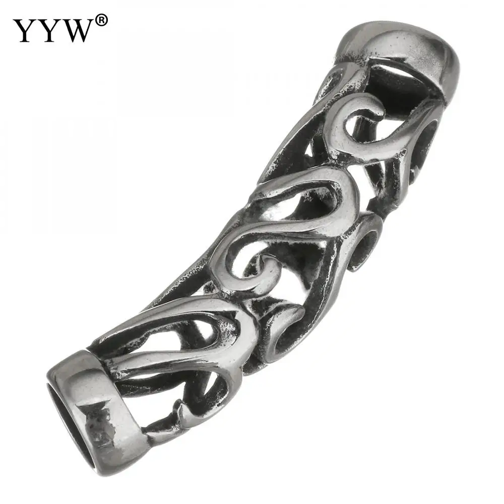 20PCS Vintage Stainless Steel Bracelet Connector Findings 41x13x9.50mm Hole:Approx 7mm For Diy Retro Bracelet Jewelry Accessory