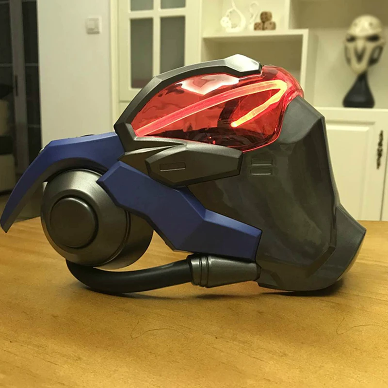 Soldier 76, маска для косплея, светодиодный светильник, маска для косплея, реквизит, коллекция, вентиляционные отверстия, светодиодный, светящаяся маска, аксессуар для костюма, защита V1