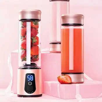 

Portable Juicer Electric USB Rechargeable Smoothie Blender Machine Mixer Mini Juice Cup Maker fast Blenders food processor