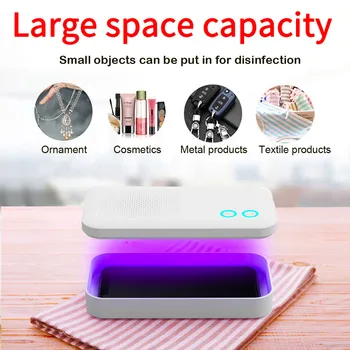 

Mobile Phone USB UV-Ultraviolet Light Sterilizer Disinfection Box Air Purifier