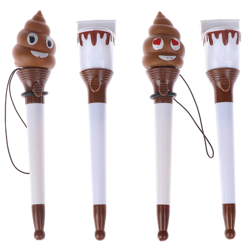 1 шт. креативная Шариковая ручка для унитаза Забавный Толкаемый подарок