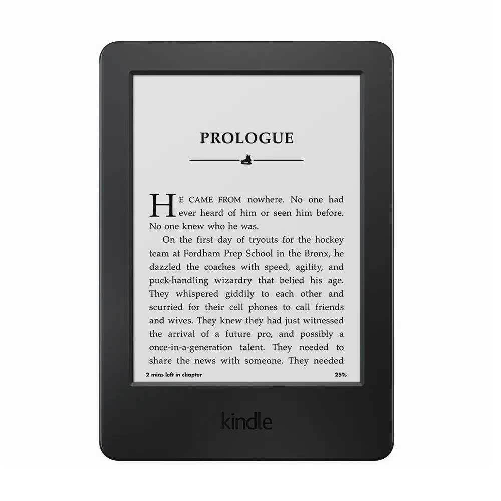 Восстановленная электронная книга Kindle 6-го поколения чернильная 6-дюймовый