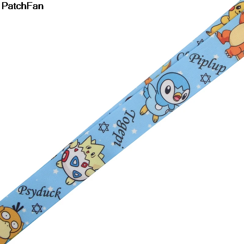 A2391 Patchfan мультяшный Покемон лента для беджей для безопасности, защиты для мобильного телефона USB держатель удостоверения личности ключ
