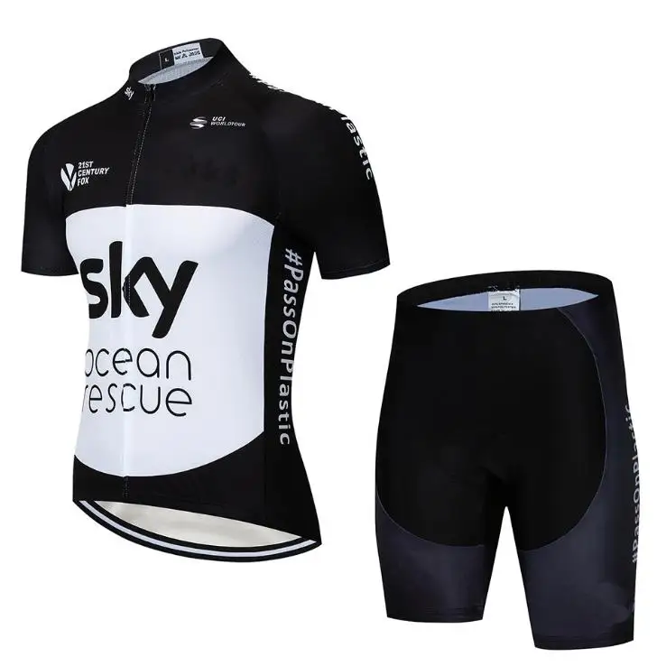 

Camiseta para Ciclismo de equipo 2020, camisetas de manga corta para bicicleta, pantalones cortos, Ropa para Ciclismo de montana