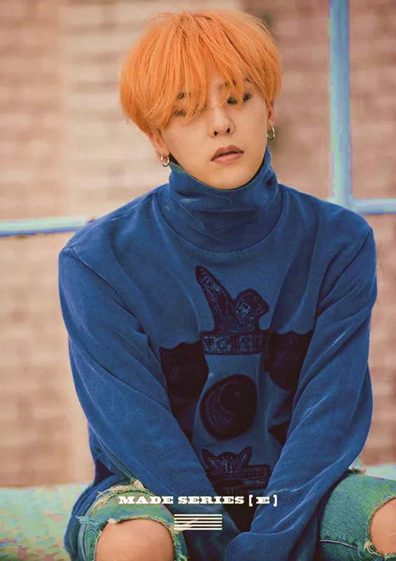 [Kwon ji yong/G] Peaceminuso g-дракон стиль PMO черепаха шеи с длинным рукавом рубашка Harajuku Топ рубашка