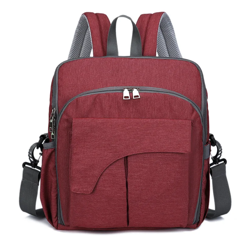 

Large-Volume Diaper Bag Multi-functional with Lunch Bag Hand Shoulder Backpack