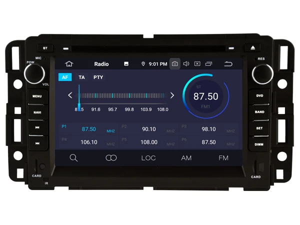 RUISO 4g+ 64g 8-Core автомобильный DVD плеер Android 9,0 для GMC Юкон/Дачная автомобильный мультимедийный DVD Авто Радио Стерео 1080P GPS wi-fi DVR dab obd ips