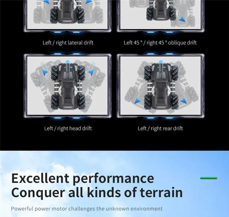 New Water Bomb Tank Car 2.4G Drift Launch Water Bomb Vehicle Gesture Watch Control Car 360 Degree Rotation Rc Stunt Car Toy