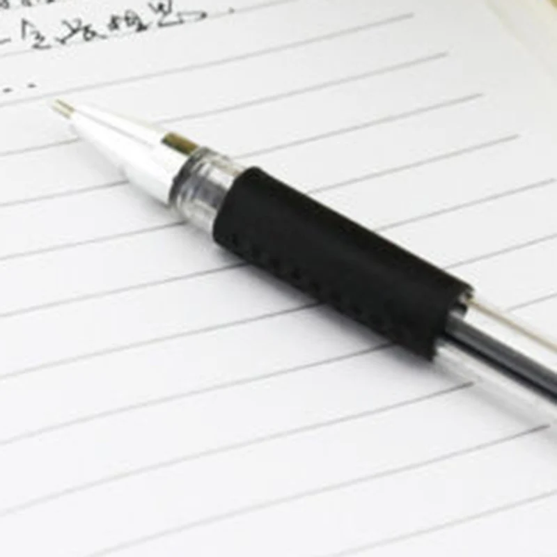 

12PCS/Box Gel Pen Gel Ink Ball Ballpoint Pen School Stationery Plastic 0.5mm Black Hot New