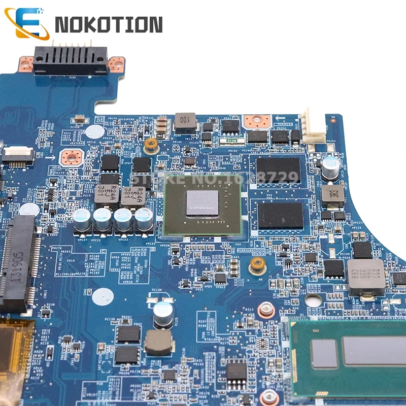 NOKOTION материнская плата для ноутбука sony Vaio SVF15 SVF153 D0HKDMB6D0 A1971750A SR1EK I3-4005U 1,7 ГГц процессор GT740M основная плата работает