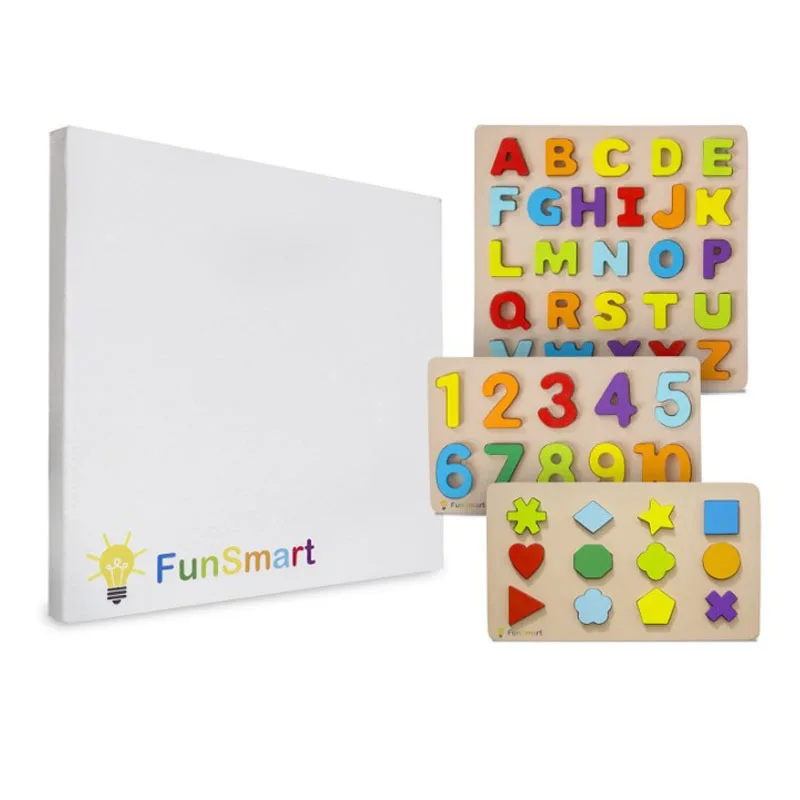 

Pinyin Number Lettered Shape Hand Jigsaw Puzzle Panel Young CHILDREN'S Early Education Building System 2-3-5 a Year of Age