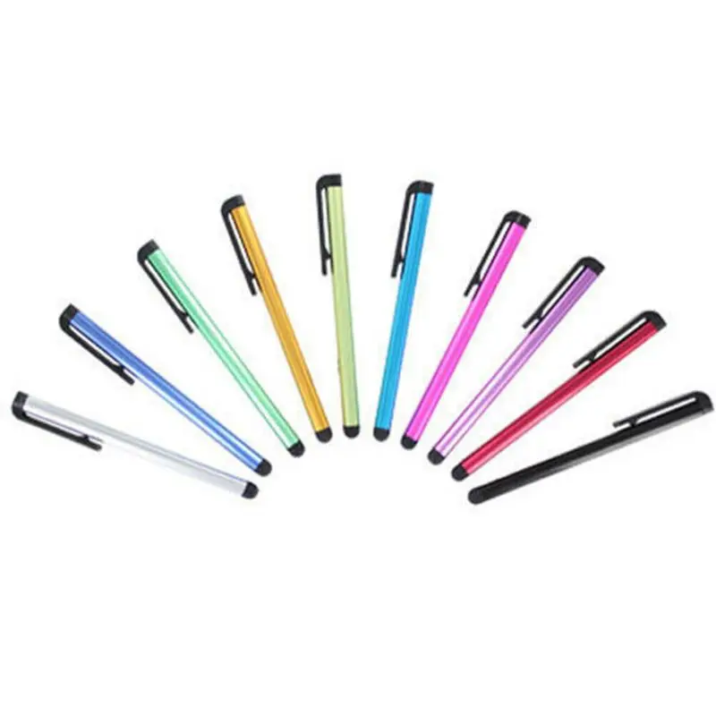 Clip Design Universal Soft Head For Phone Tablet Durable Stylus Pen Capacitive Pencil Touch Screen Pen
