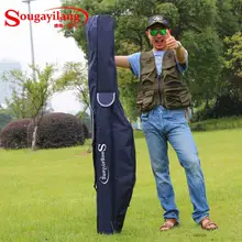 Souyilang 1.7m Blue Fishing Bag Multi-function Wear-resisting Fishing Bag Large Capacity Lure Rod Fishing Tackle Bag Package