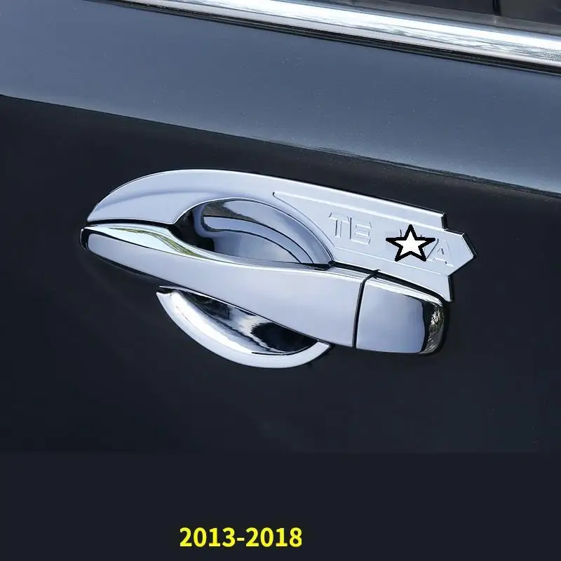 Авто Декоративные автоматические хромированные ручки для двери внешние