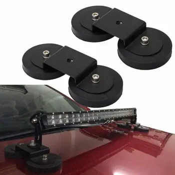 

Led Bar Car Spotlight Lamp Holder Magnetic Sucker Mounting Brackets Rubber Protection Magnet Base For Offroad Light Bar Truck Rv